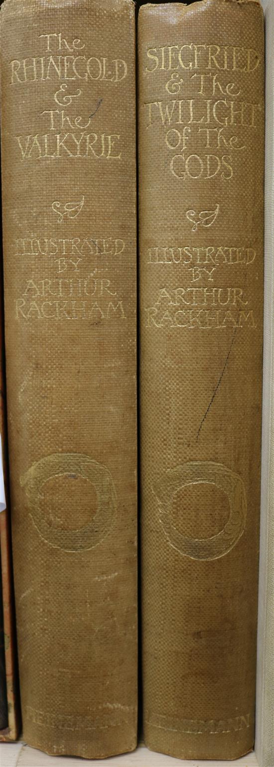 Rackham, Arthur (illustrator) - two works - Wagner, Richard - Siegfried and The Twilight of the Gods,